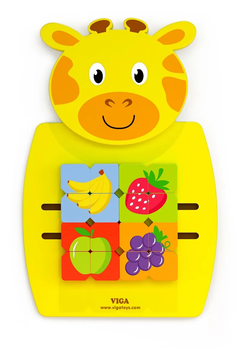 VIGA 50680 Sensoryczna Tablica Manipulacyjna - Żyrafa