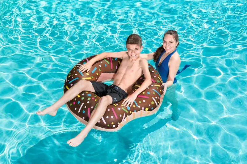 BESTWAY 36118 Kółko Do Pływania Donut 107cm Brąz