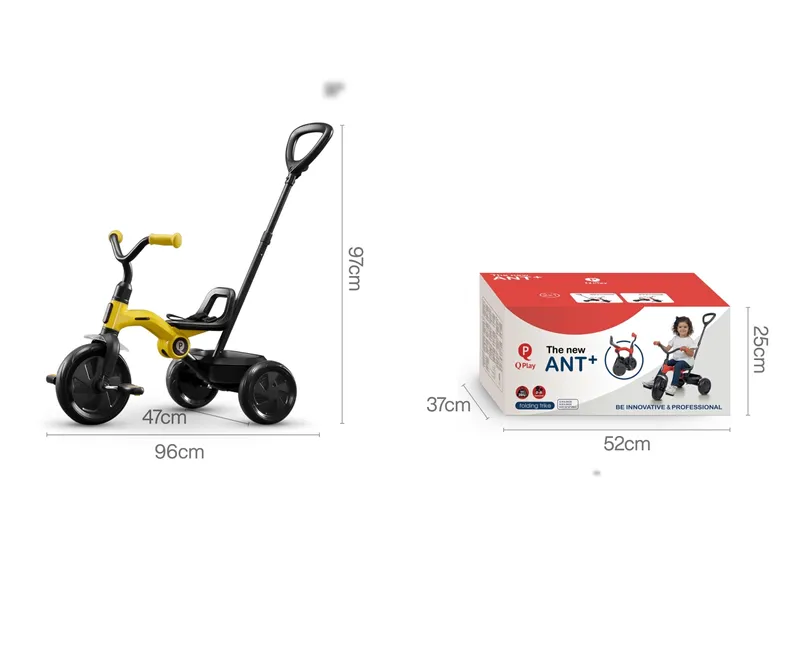 QPLAY Rowerek Trójkołowy Ant Plus Red
