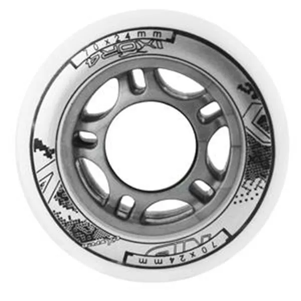 Pu 70x24 82A Kółka (4 Szt.) NILS Extreme - Białe