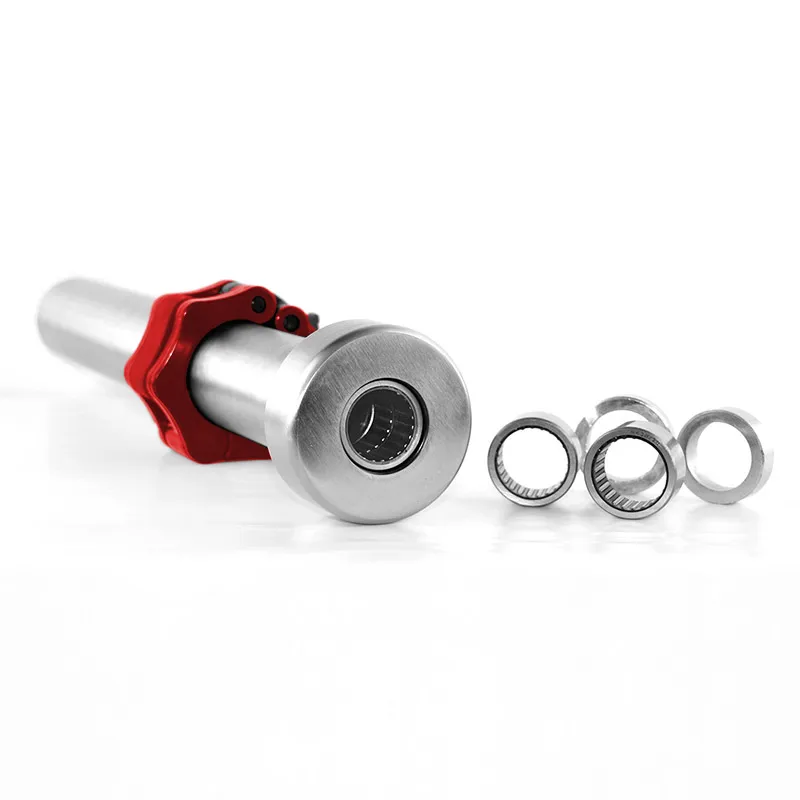 GOL160 Gryf Olimpijski Łamany 120 cm Z Zaciskami Lock Jaw Red