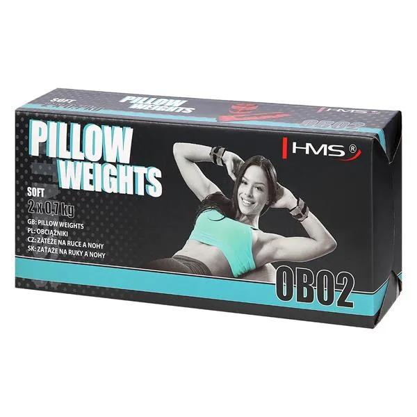 OB02 Obciążniki 2 x 0.7 kg Hms - Czerwone