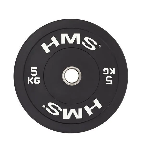 BBR05 Black Talerz Olimpijski Bumper 5 kg Hms