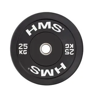 BBR25 Black Talerz Olimpijski Bumper 25 kg Hms