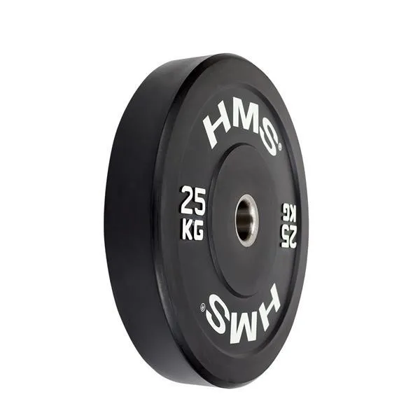 BBR25 Black Talerz Olimpijski Bumper 25 kg Hms