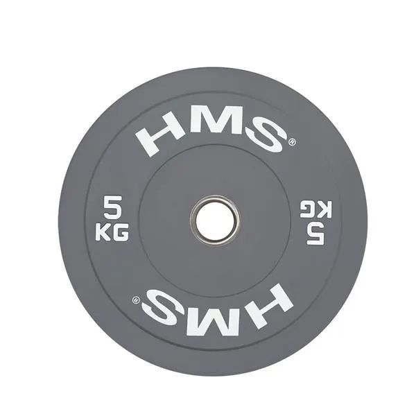CBR05 Gray Talerz Olimpijski Bumper 5 kg Hms
