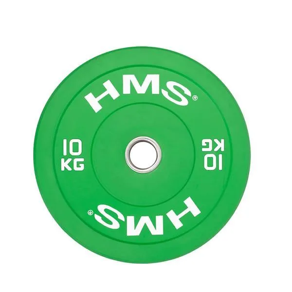 CBR10 Green Talerz Olimpijski Bumper 10 kg Hms
