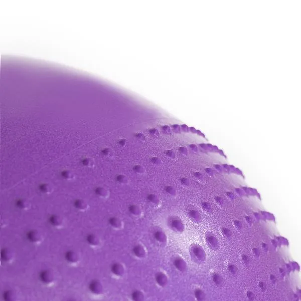 YB03 55cm Purple Piłka Gimnastyczna Masujaca Hms
