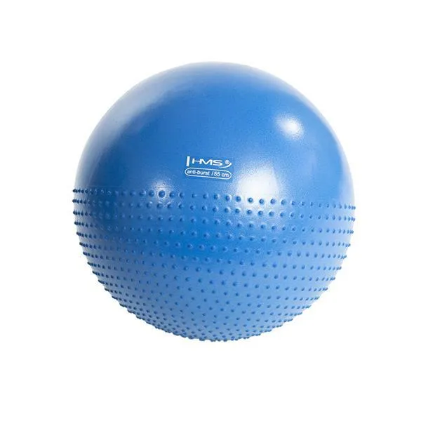 YB03 55cm Navy Blue Piłka Gimnastyczna Masujaca Hms