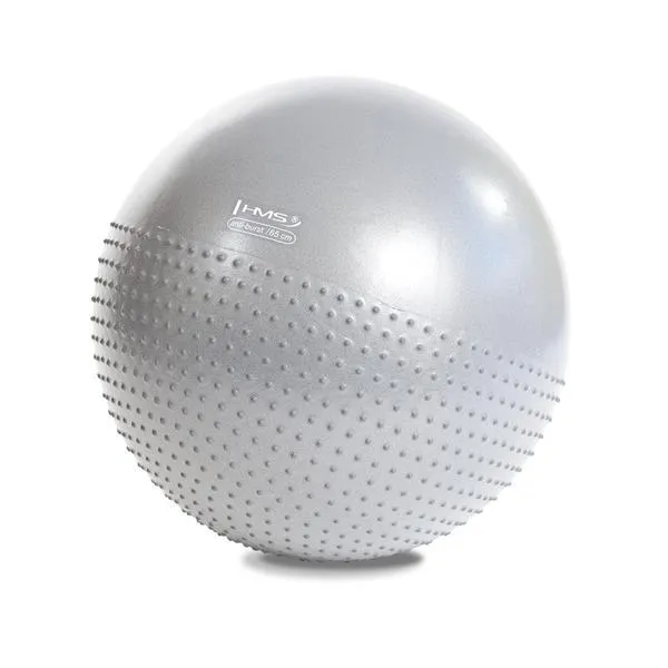 YB03 65cm Light Gray Piłka Gimnastyczna Masujaca Hms