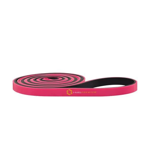 GU06 13 x 5 x 2250 mm Guma Do Ćwiczeń Hms - Różowo-Czarna