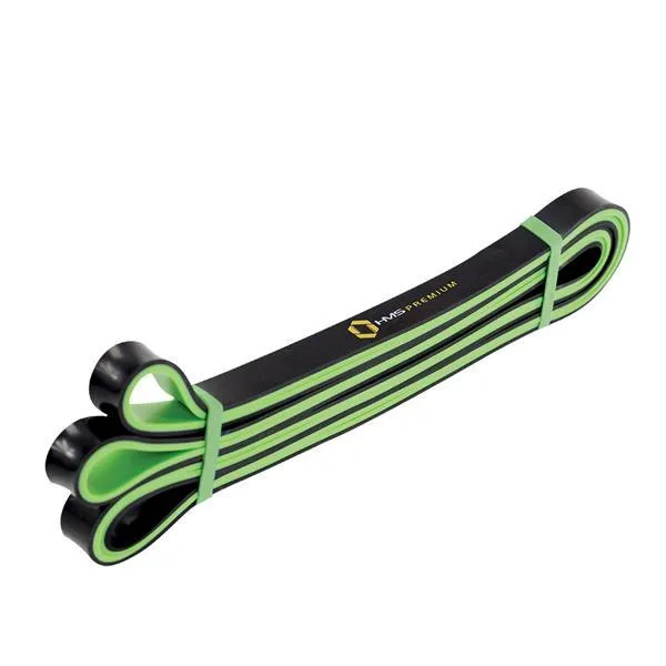 GU06 17 x 5 x 2250 mm Guma Do Ćwiczeń Hms - Zielono-Czarna