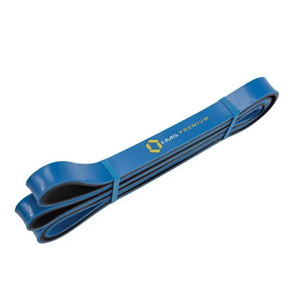 GU06 21 x 5 x 2250 mm Guma Do Ćwiczeń Hms - Niebiesko-Czarna