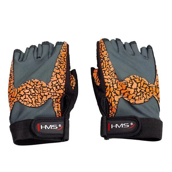 RST03 Orange/Gray Rozm. S Rękawice Na Siłownię Hms