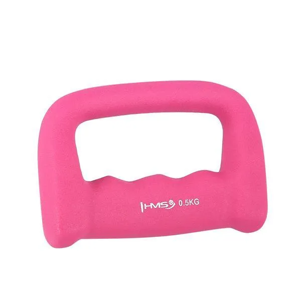 CK05 Kastet Pink Ciężarek Żeliwny Pokryty Neoprenem 0.5 kg Hms