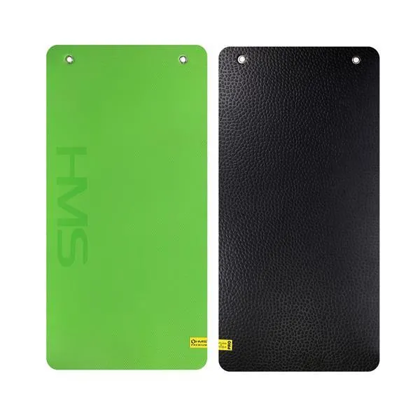 MFK01 Green-Black Mata Fitness Klubowa Z Otworami Hms Premium