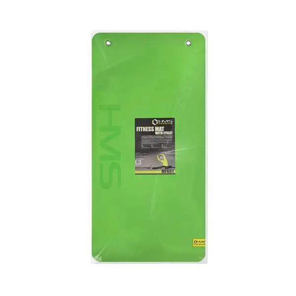 MFK01 Green-Black Mata Fitness Klubowa Z Otworami Hms Premium