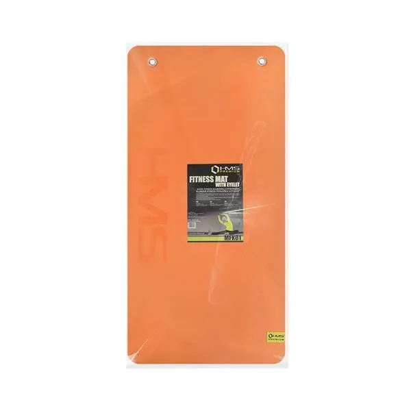 MFK01 Orange-Black Mata Fitness Klubowa Z Otworami Hms Premium
