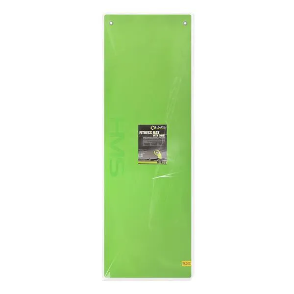 MFK03 Green-Black Mata Fitness Klubowa Z Otworami Hms Premium