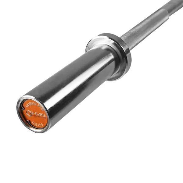 GO160 Gryf Prosty Olimpijski 120 cm Z Zaciskami Lock Jaw Hms Premium