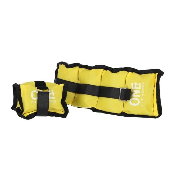 WW02 Yellow Obciążniki 2 x 1.5 kg One Fitness