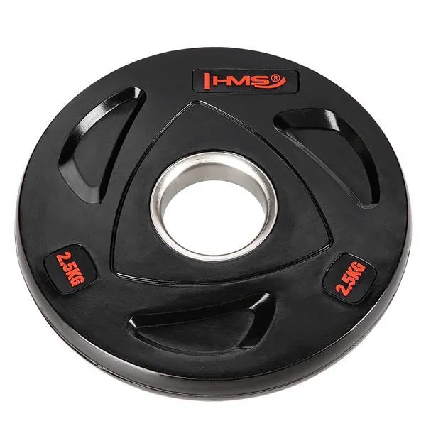 TOX02 Talerz Olimpijski Ogumowany 2.5 kg Hms - Czarny