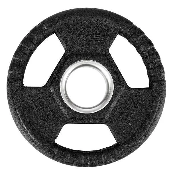TOH02 Talerz Olimpijski Ogumowany 2.5 kg Hms - Czarny