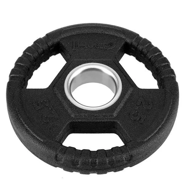 TOH02 Talerz Olimpijski Ogumowany 2.5 kg Hms - Czarny
