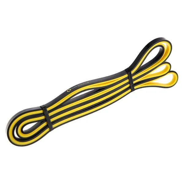 GU06 9 x 5 x 2250 mm Guma Do Ćwiczeń Hms Premium - Żółto-Czarna