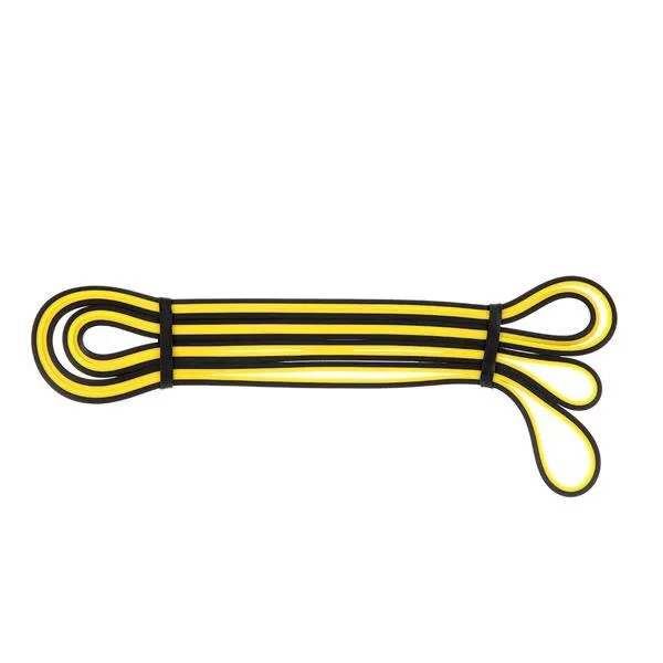 GU06 9 x 5 x 2250 mm Guma Do Ćwiczeń Hms Premium - Żółto-Czarna