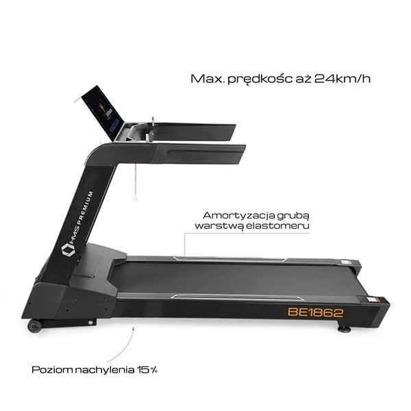 BE1862 Bieżnia Elektryczna Semi Comercial Hms Premium