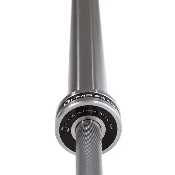 GO901 900kg Gryf Olimpijski Hms Premium + ZG1500 Silver Zaciski Lock Jaw (2 Szt)