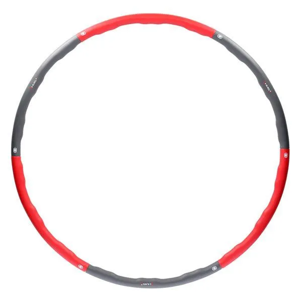 HHP002 Red-Grey Hula Hop 1,2kg 100cm Hms