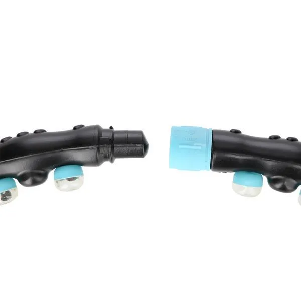 HHP006 Black-Blue Hula Hop Masujący Z Magnesami 98cm Hms