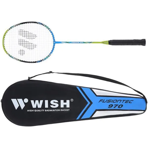 Fusiontec 970 Rakieta Do Badmintona Wish - Niebiesko-Zielona