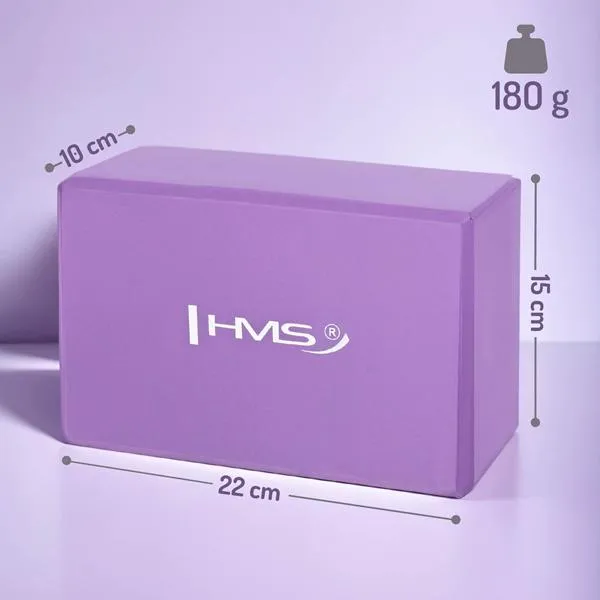 KJ01 Purple Yoga Blok Hms