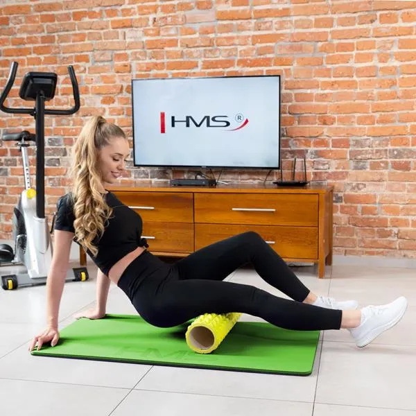 MFK01 Green-Black Mata Fitness Klubowa Z Otworami Hms Premium