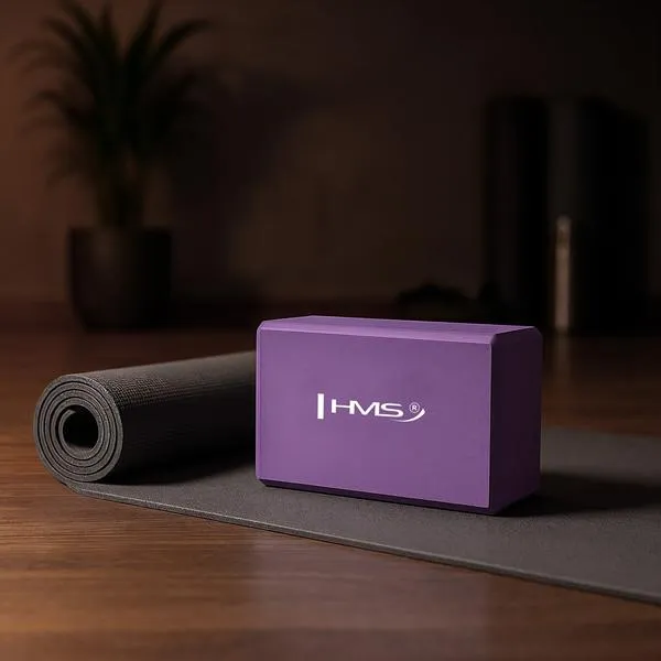 KJ01 Purple Yoga Blok Hms