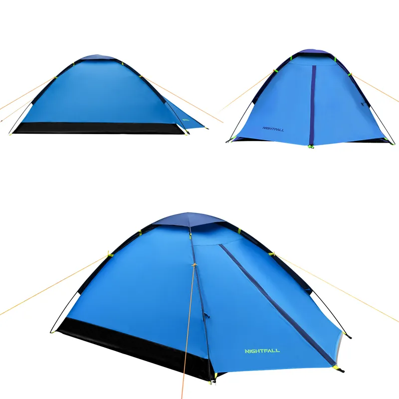 NC6033 Namiot Kempingowy Jasno Nightfall NILS Camp - Szaro-Niebieski