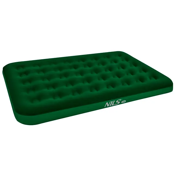 NC2802 Materac Turystyczny Dmuchany 191x137x22 cm NILS Camp - Zielony