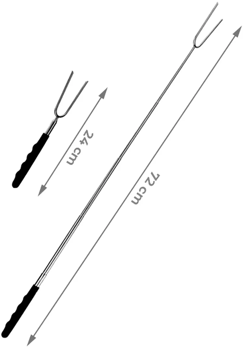 Widelec Teleskopowy Do Grilla 24-72CM