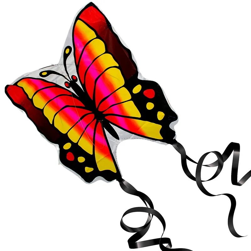 Latawiec Motyl 88x78cm Różowo Żółty Enero