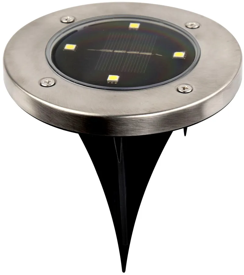 Lampa Solarna 4 LED Smd Do Wbicia W Podłoże KPL.4SZT
