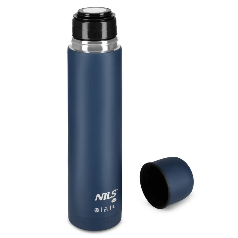 NC3804 Termos Turystyczny 1000 ml NILS Camp - Niebieski