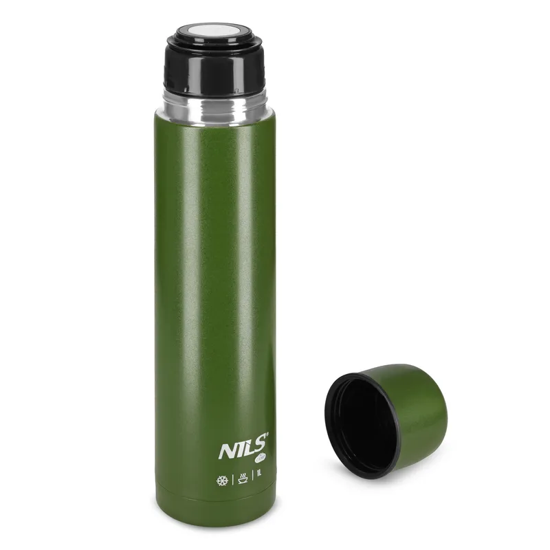 NC3804 Termos Turystyczny 1000 ml NILS Camp - Zielony