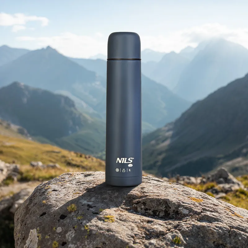 NC3804 Termos Turystyczny 1000 ml NILS Camp - Niebieski