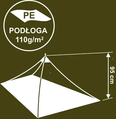 Namiot Moskitiera 200x120x95cm Enero Camp