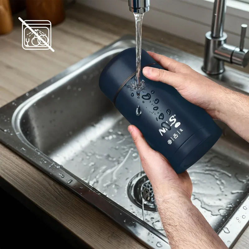 NC3802 Termos Obiadowy 1000ml NILS Camp - Niebieski