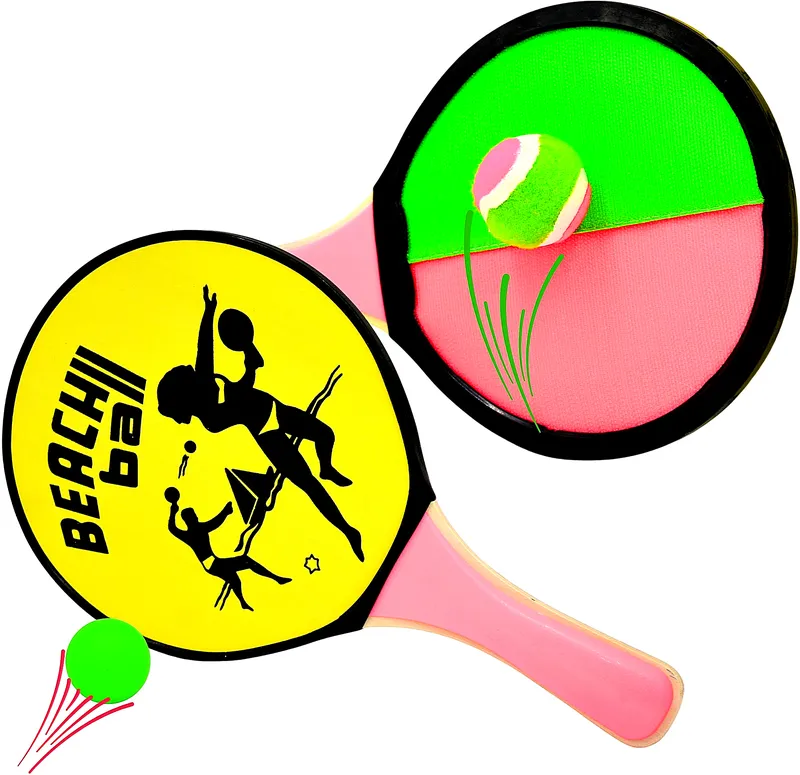 Zestaw Rakietek 2w1 Beach I Catch Ball Enero