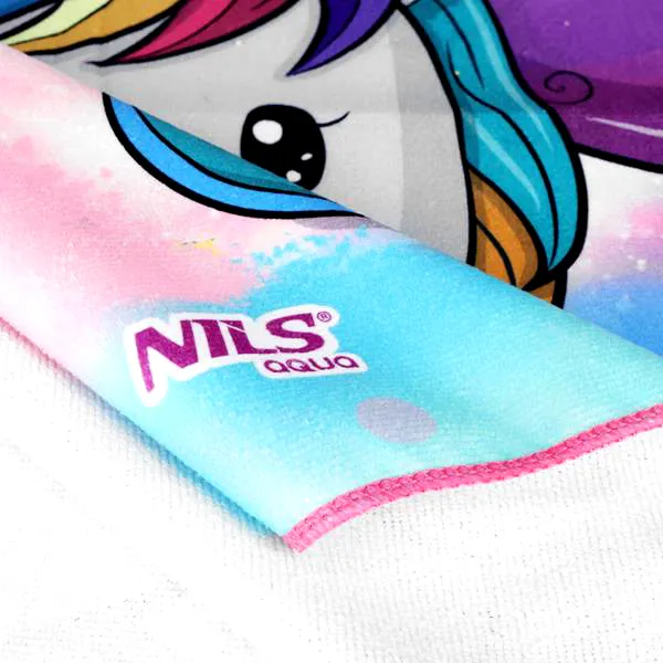 NAR20 Ręcznik Ponczo Unicorn NILS Aqua